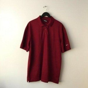 Nike Golf Basic Minimal Polo Shirt Red